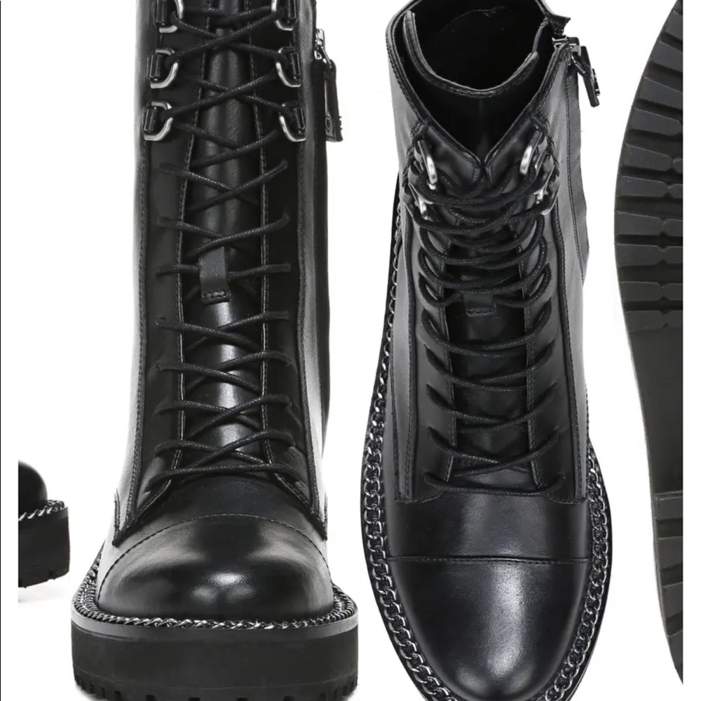 Black Combat Boot